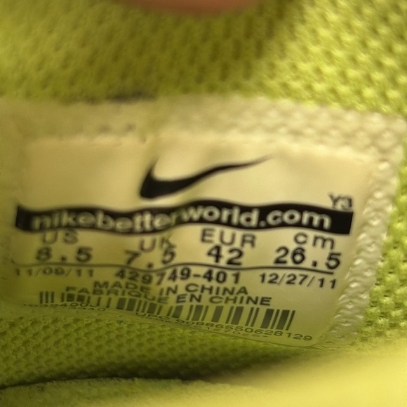 Nike Air Max NM ‘Sprite’ 429749-401 Size 8.5 - Picture 10 of 10